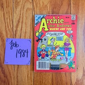 Archie Digest Library No 30 Archie Andrews Where Are You Feb 1984 Vintage Comic